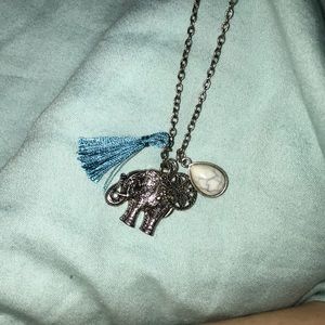 Multi accessory chained necklace